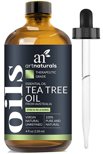 Tea tree oil bottle