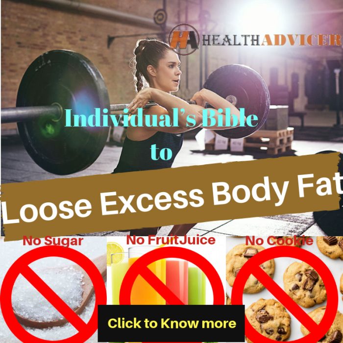 losing excess body fat