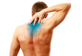 Pain between shoulder blades